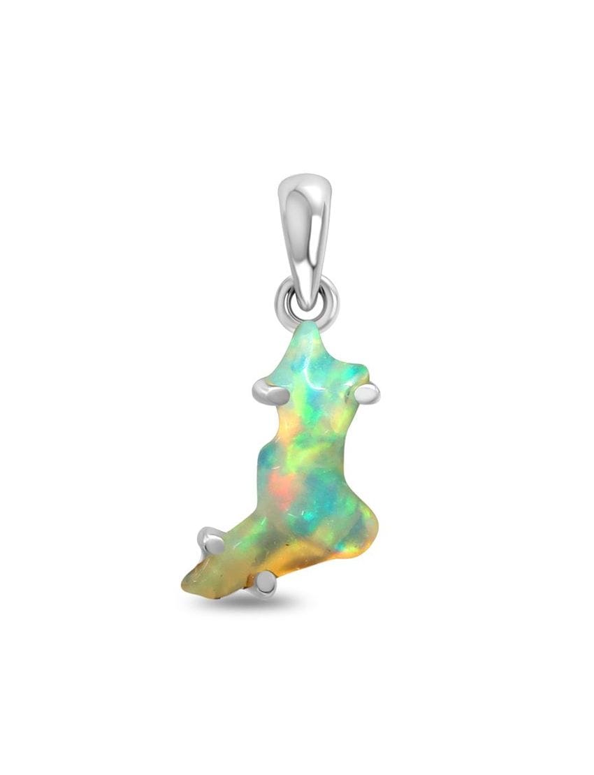 Opal Sterling Silver Pendant