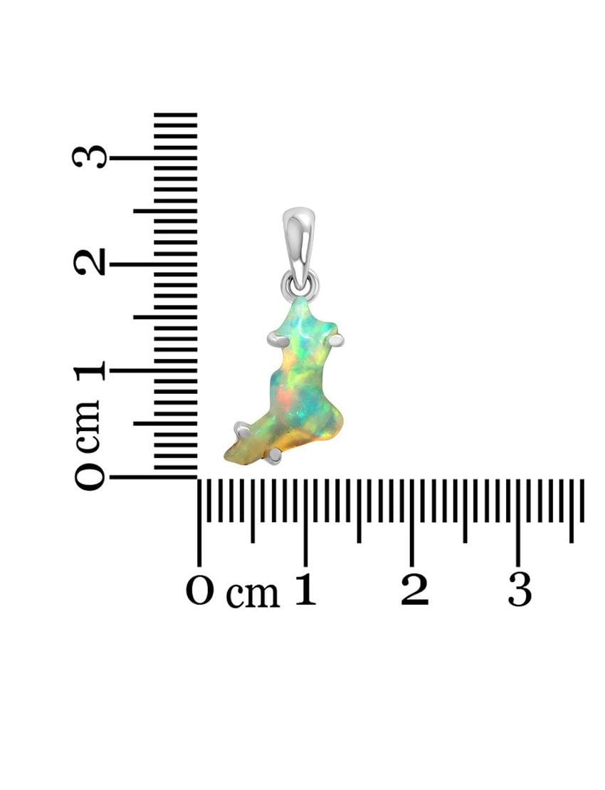 Opal Sterling Silver Pendant