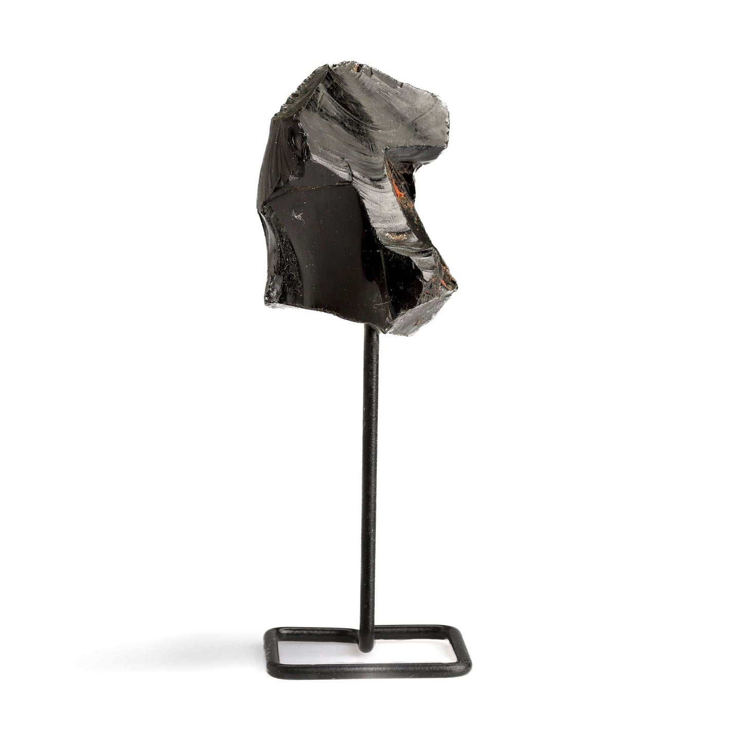 Obsidian Small Form on Pin Stand