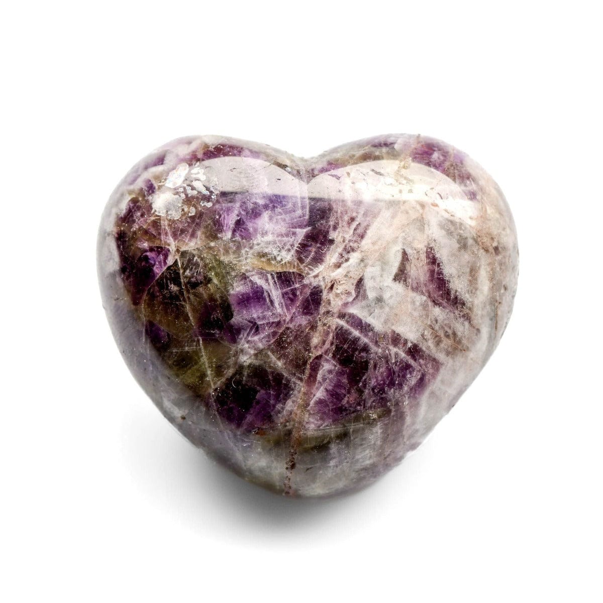 healing crystals: amethyst heart