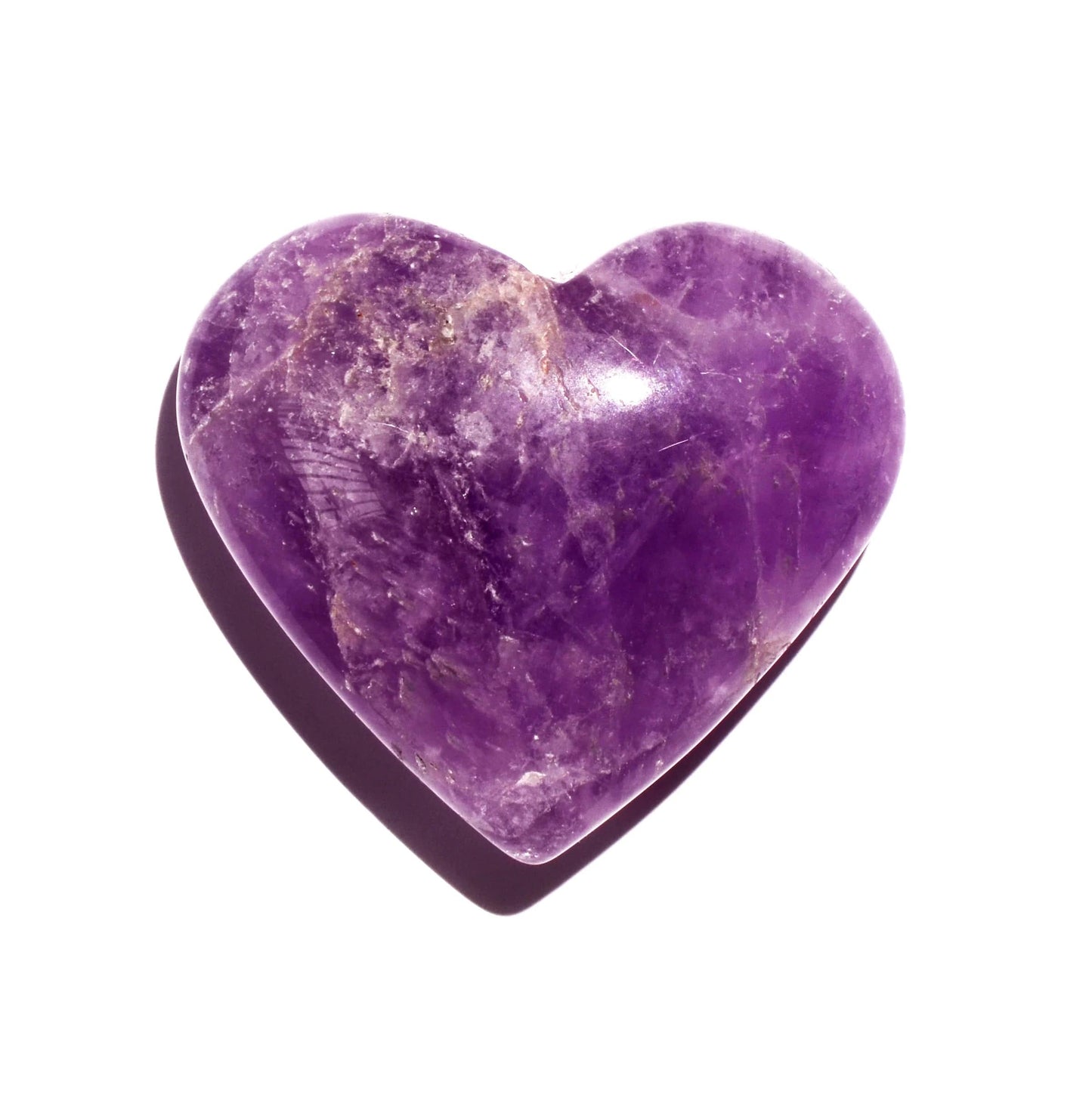 healing crystals: amethyst heart