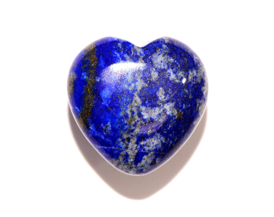 healing crystals: lapis lazuli heart - Crystal Carving - Polished