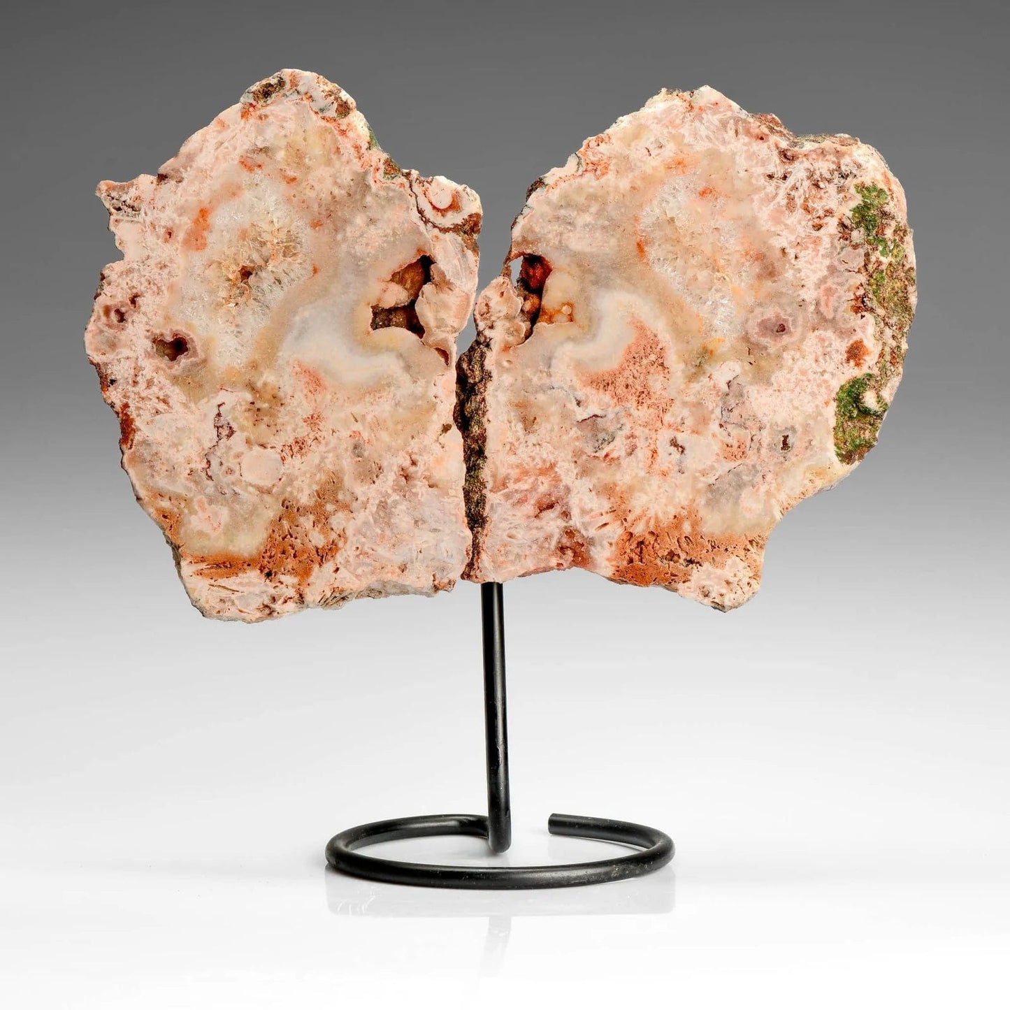 Pink Agate Medium Form on Custom Stand