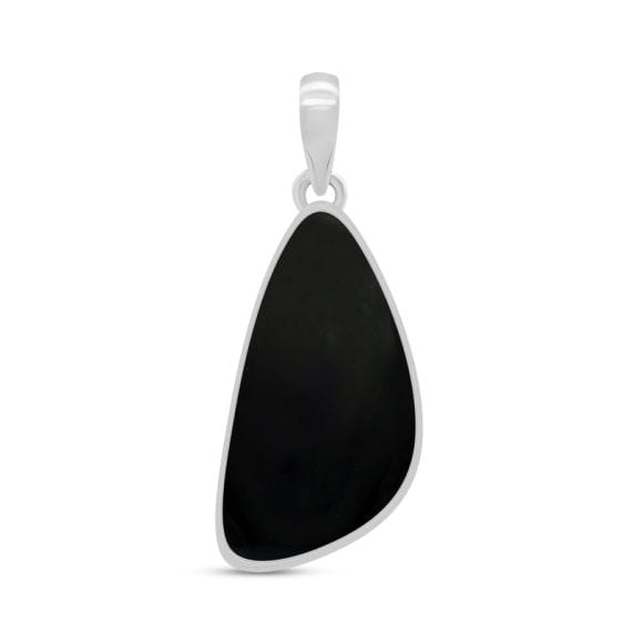 Black Onyx Sterling Silver Pendant