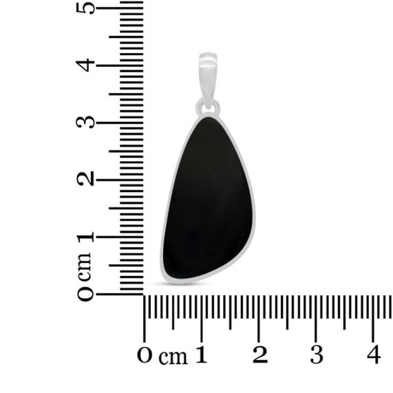 Black Onyx Sterling Silver Pendant