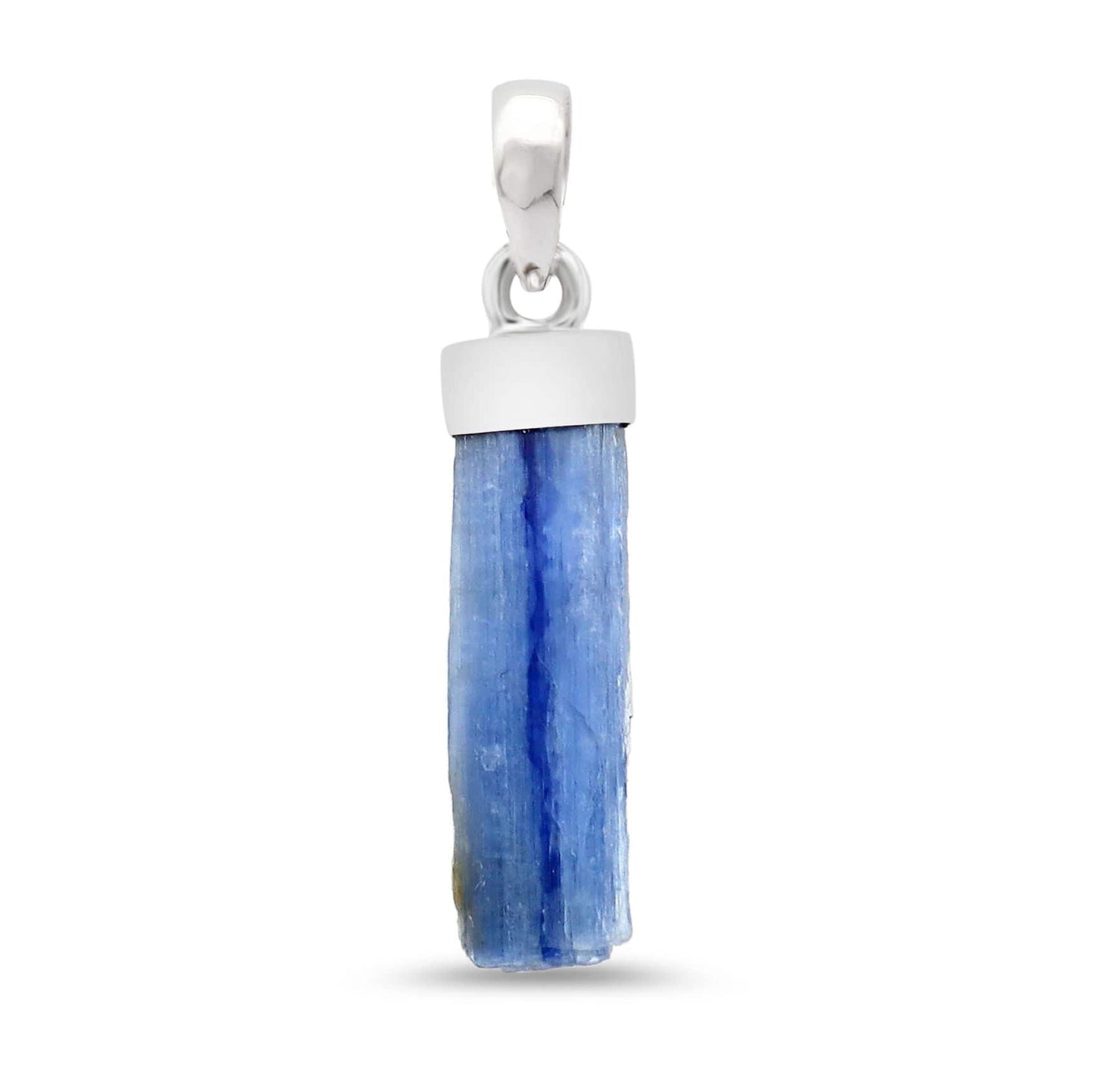 Raw Blue Kyanite Sterling Silver Pendant