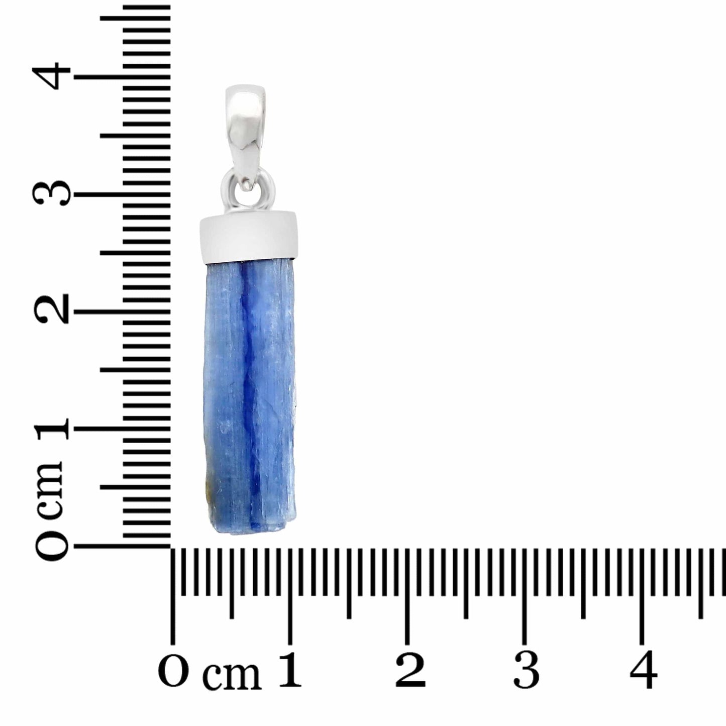 Raw Blue Kyanite Sterling Silver Pendant