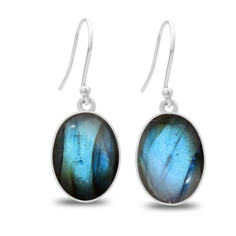 Labradorite Sterling Silver Earrings