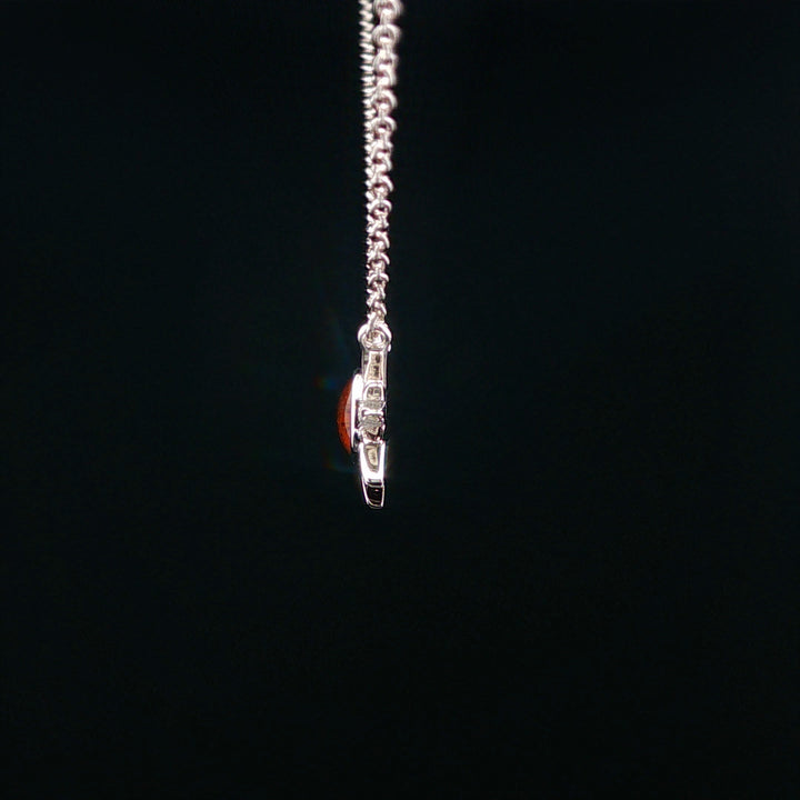 Delicate Sunburst Bell Rock Necklace