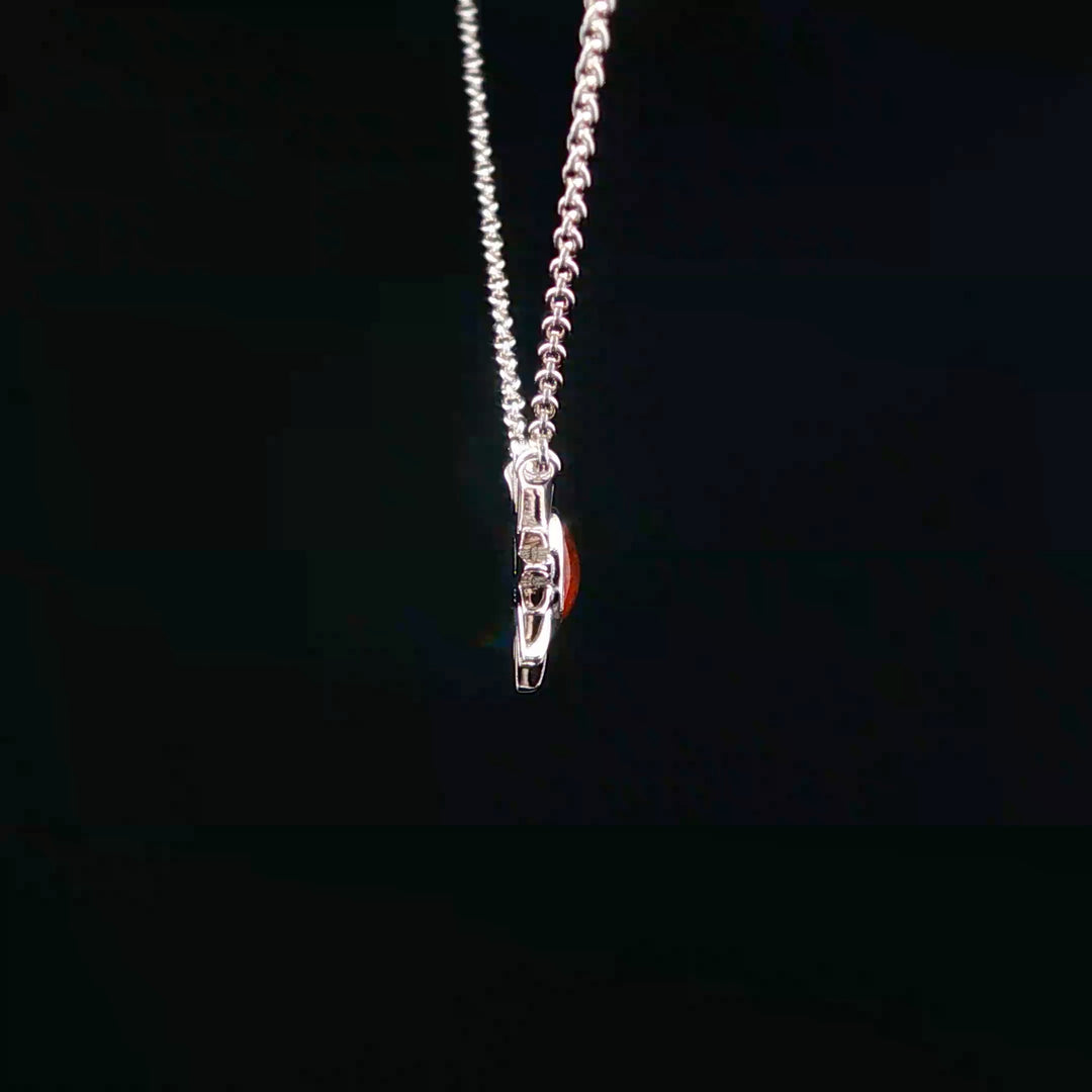 Delicate Sunburst Bell Rock Necklace