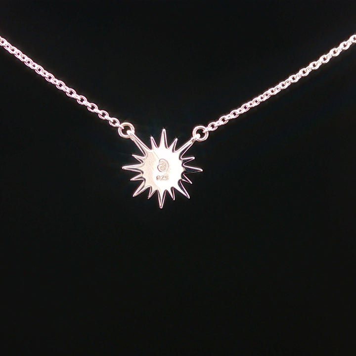 Delicate Sunburst Cathedral Rock Necklace