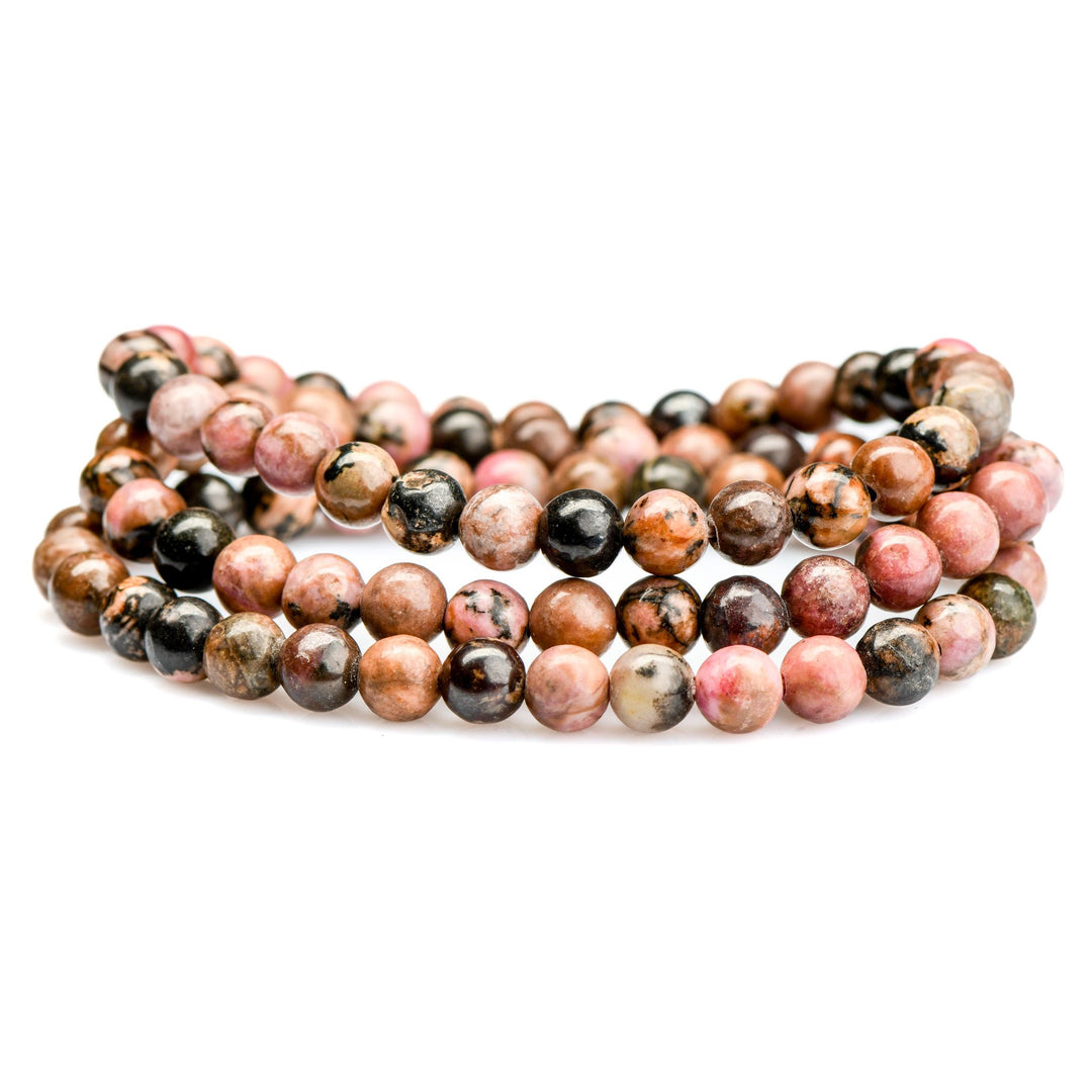 Rhodonite Beaded Bracelet