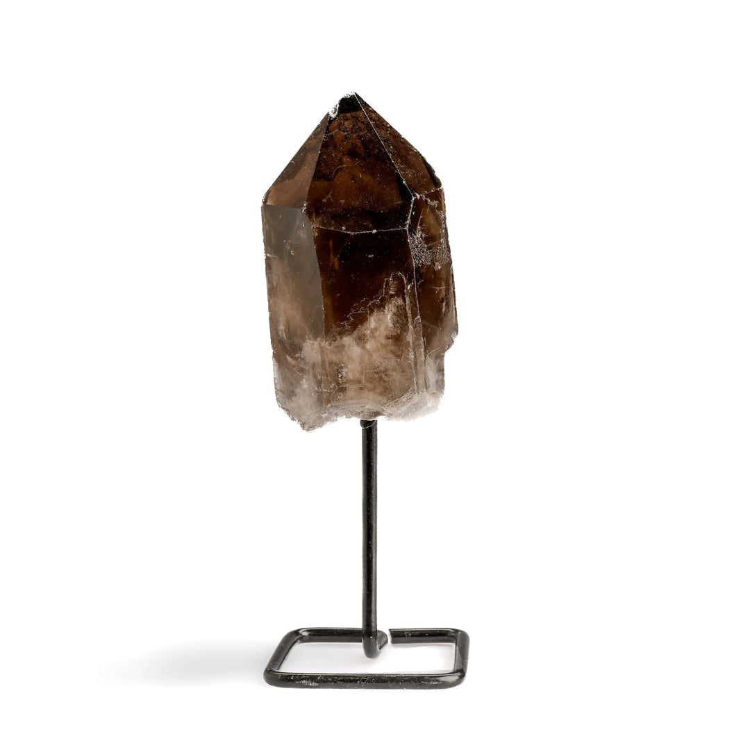 Smoky Quartz Small Form on Pin Stand