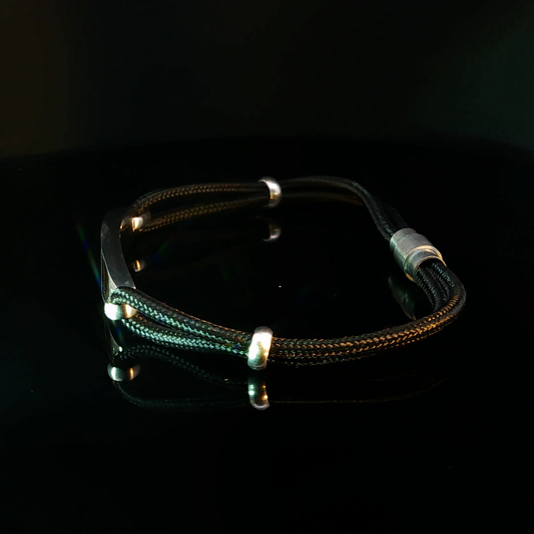 Men's Trinity Bracelet: Bell, Turquoise, Cathedral