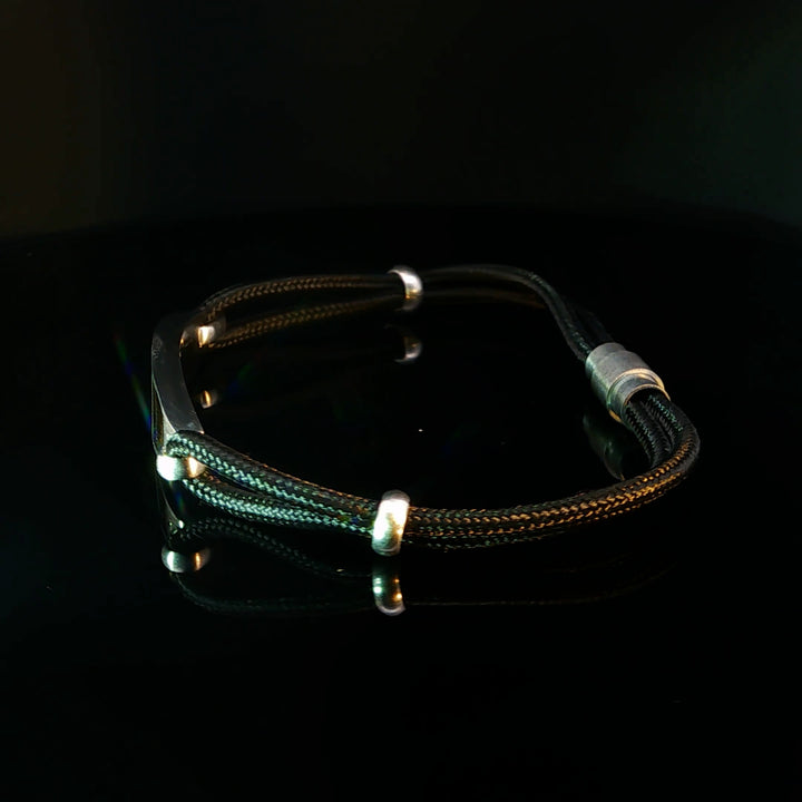 Men's Trinity Bracelet: Bell, Turquoise, Cathedral