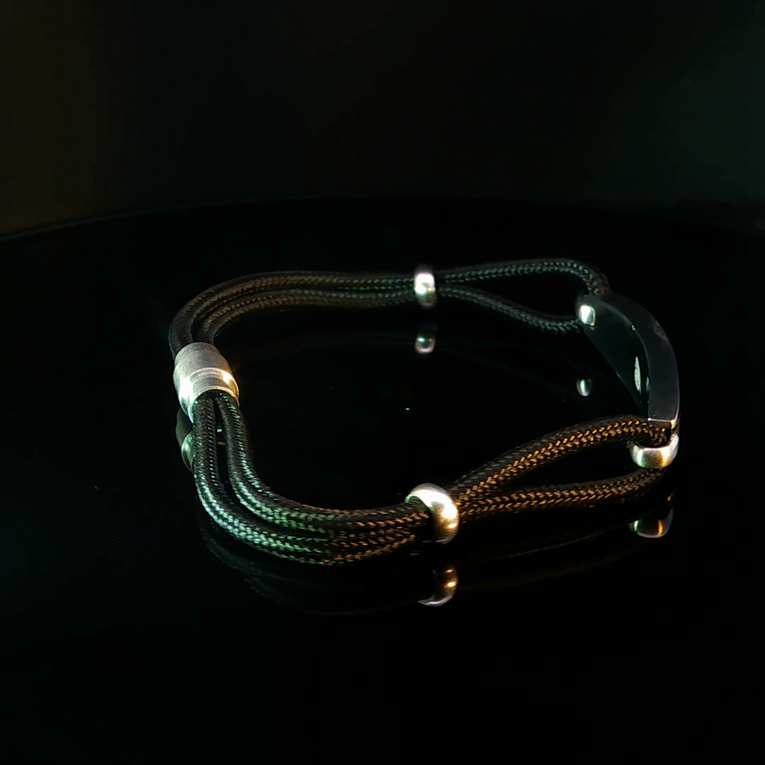 Men's Trinity Bracelet: Bell, Turquoise, Cathedral