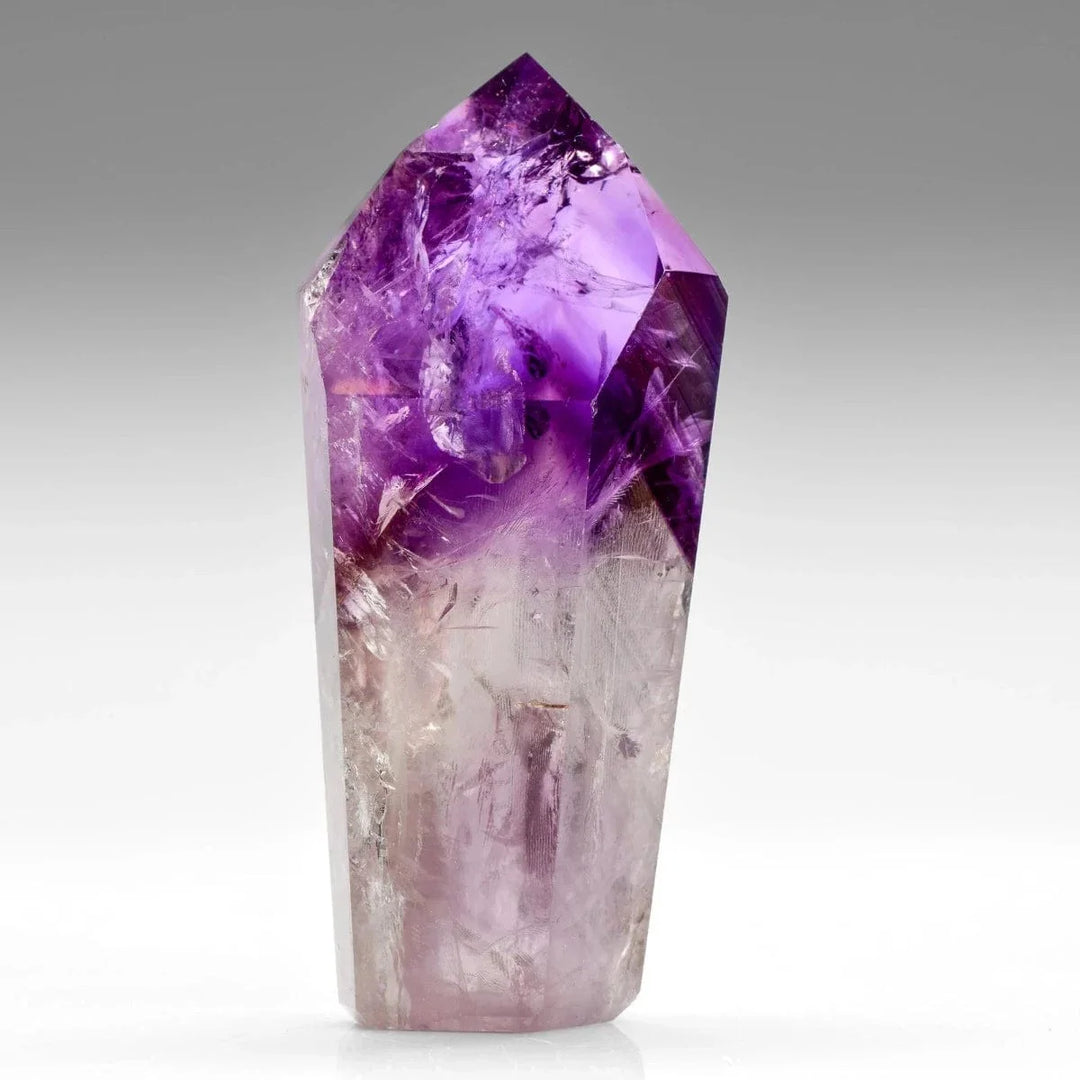 Elestial Amethyst Point - Raw Form