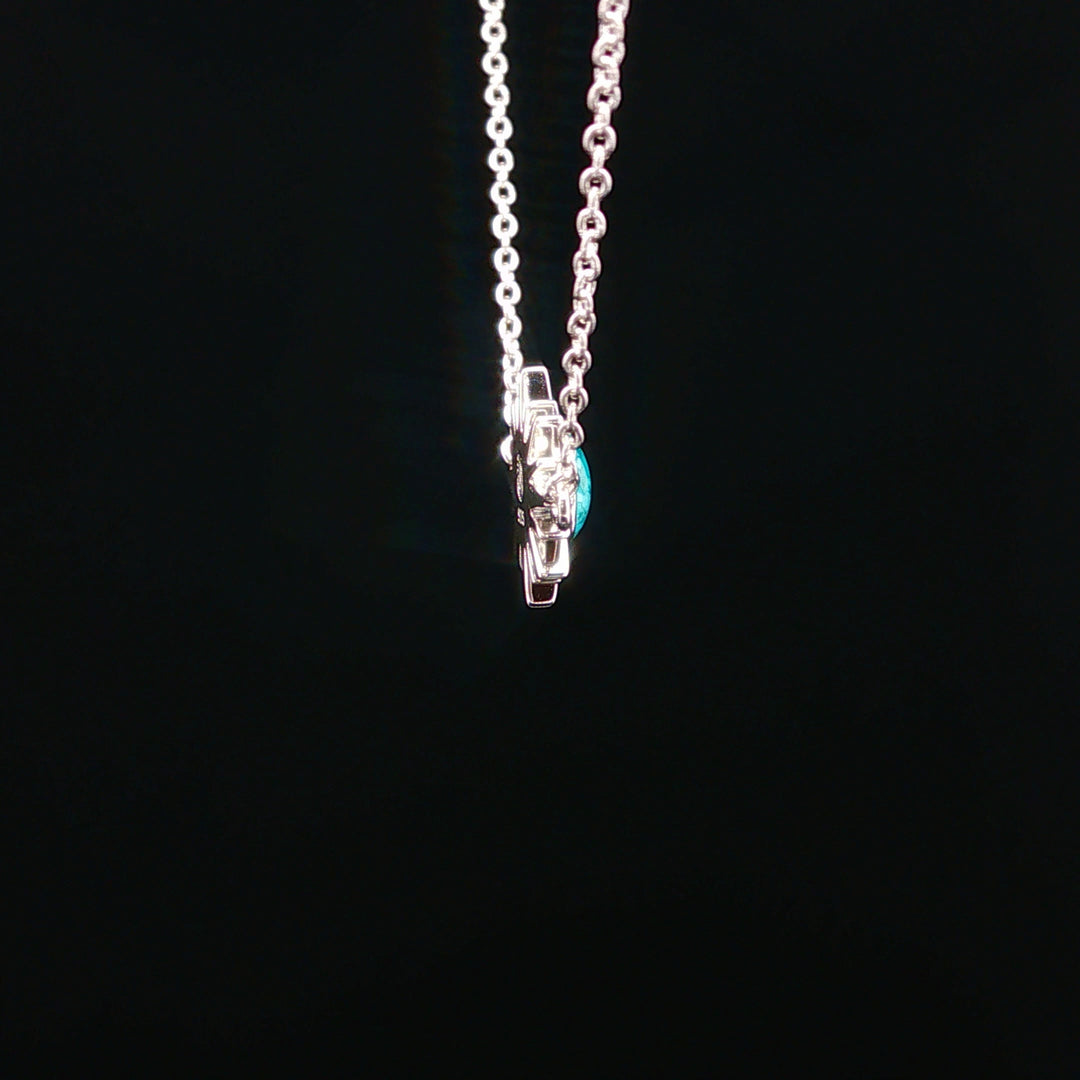 Delicate Sunburst Turquoise Bracelet