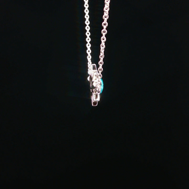 Delicate Sunburst Turquoise Bracelet