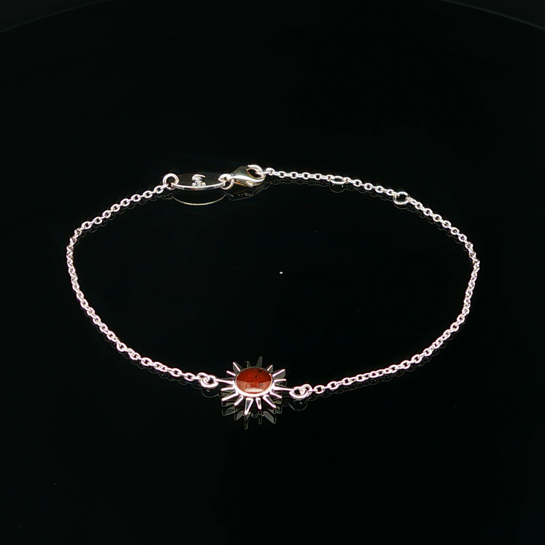 Delicate Sunburst Bell Rock Bracelet