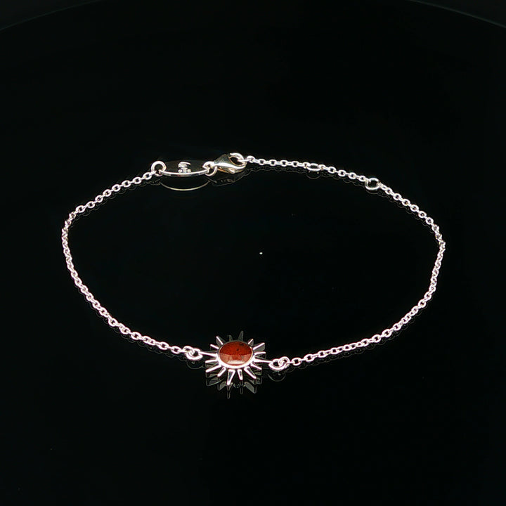 Delicate Sunburst Bell Rock Bracelet