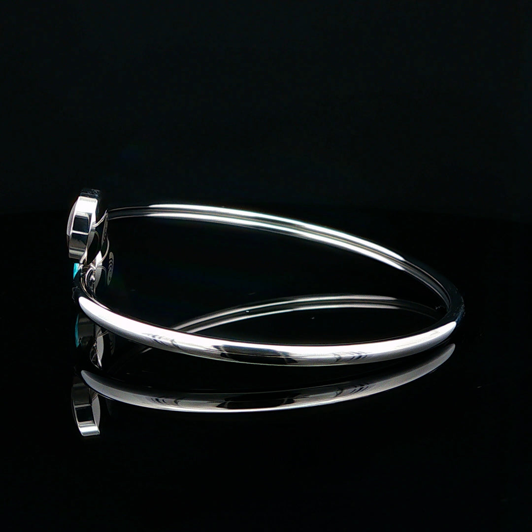 Turquoise & Cathedral Rock Charged Twist Bypass Bracelet