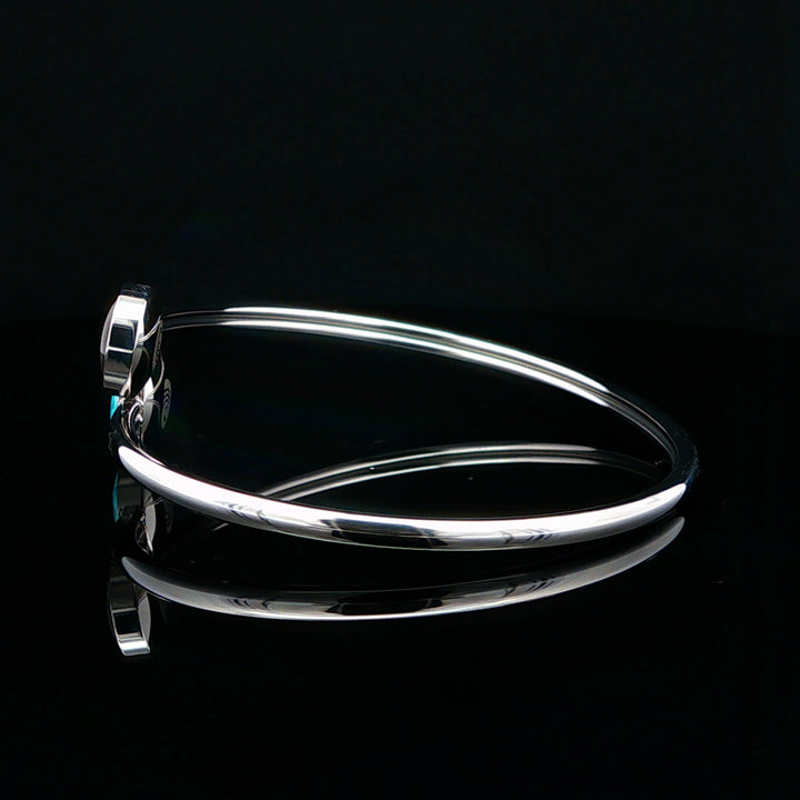 Turquoise & Cathedral Rock Charged Twist Bypass Bracelet