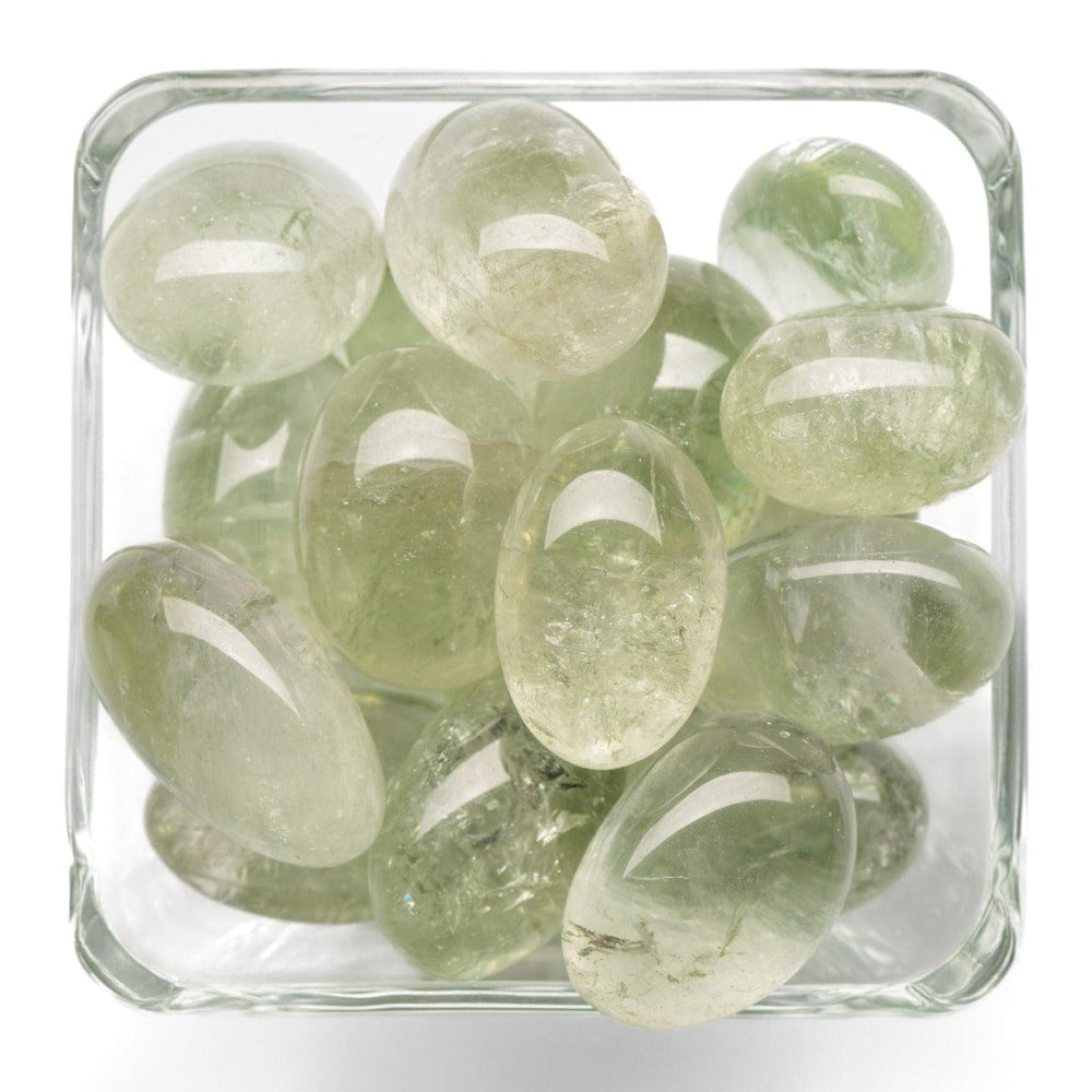 Green Amethyst Tumbled Stone - Small