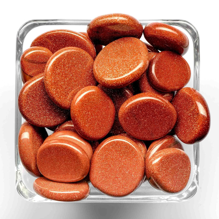 Goldstone Tumbled Stone - Polished - Small - Disk
