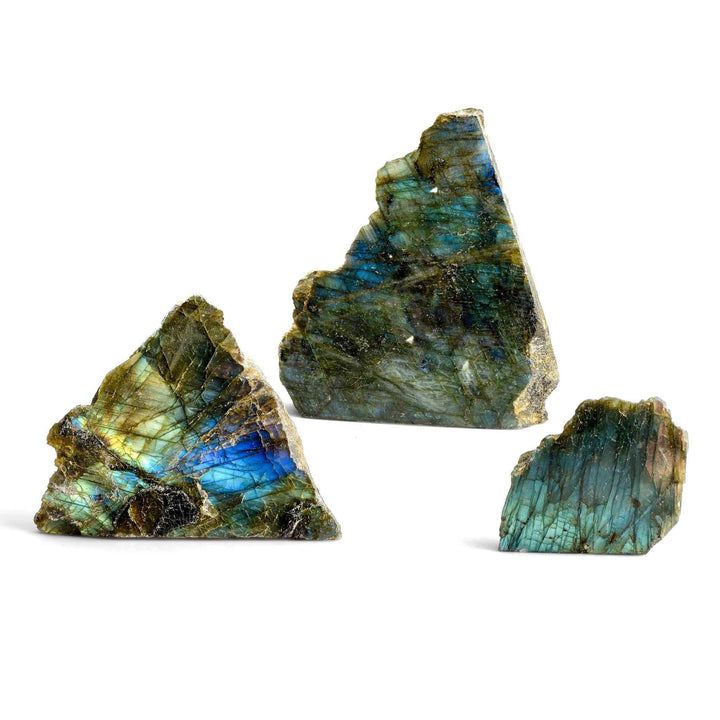 Labradorite Half-Polished Form