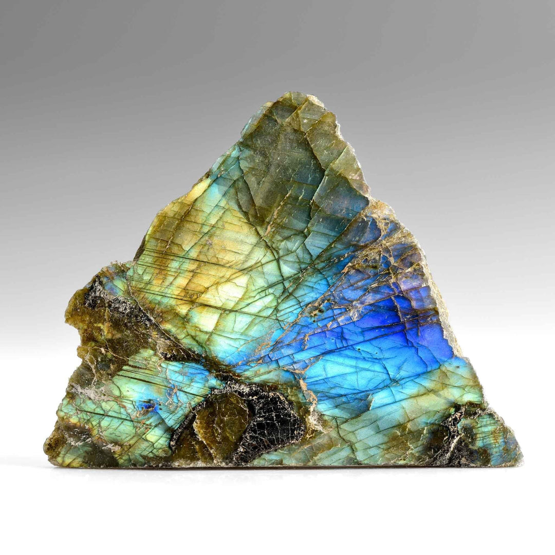 Labradorite Half-Polished Form