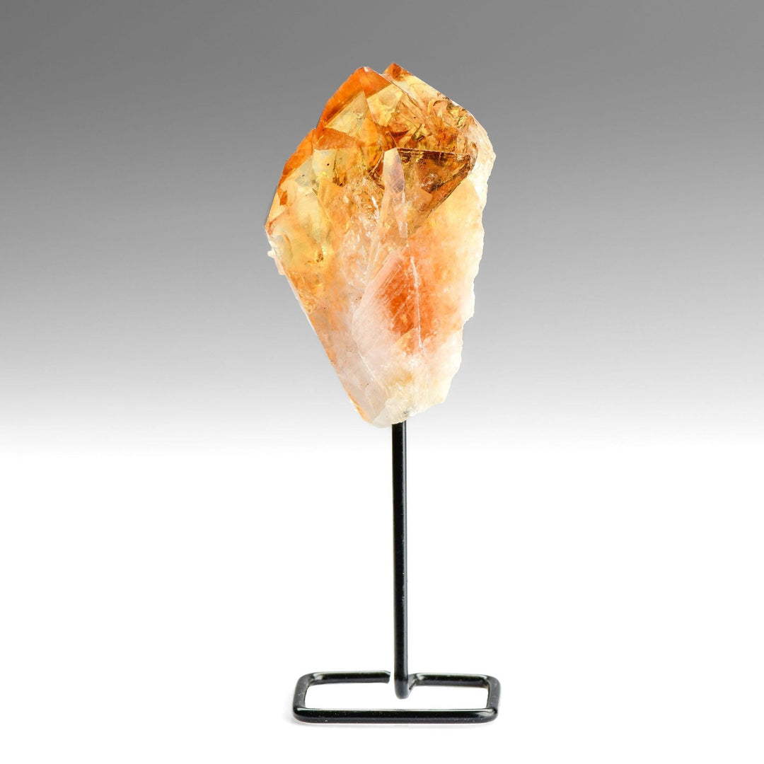 healing crystals: citrine point on pin stand