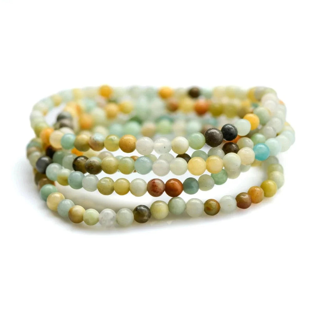 4 mm Ammonite beaded bracelet