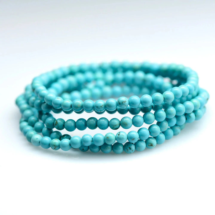 Turquoise Howlite Beaded Bracelet