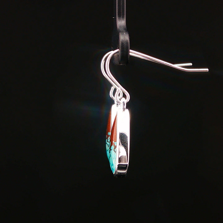 Explorer Teardrop Bell Rock Sterling Silver Earrings, The Vortex Collection Earrings, Sedona Crystal Vortex