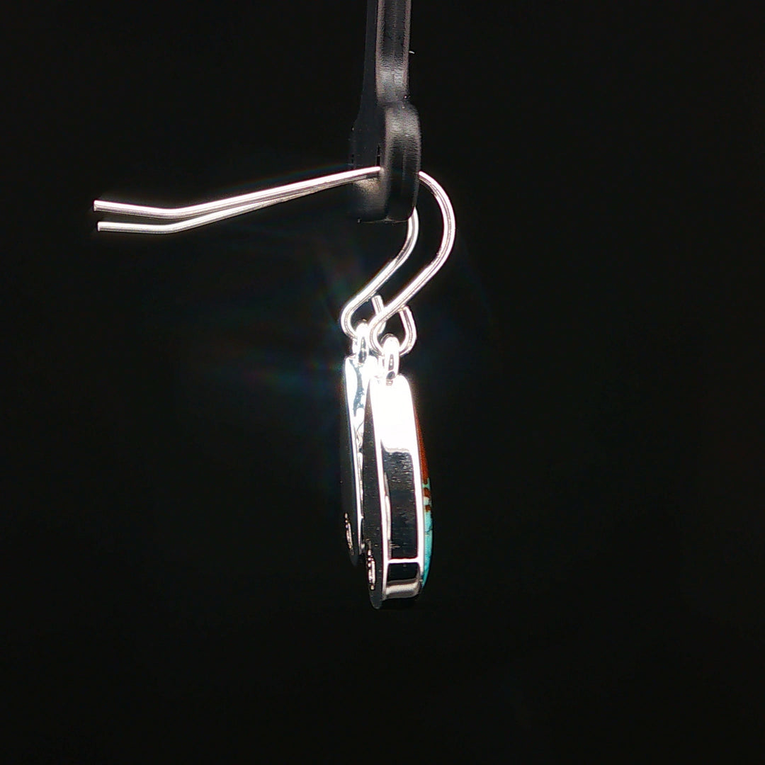 Explorer Teardrop Bell Rock Sterling Silver Earrings, The Vortex Collection Earrings, Sedona Crystal Vortex