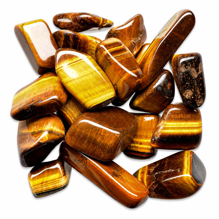 Gold Tiger Eye Tumbled Stone