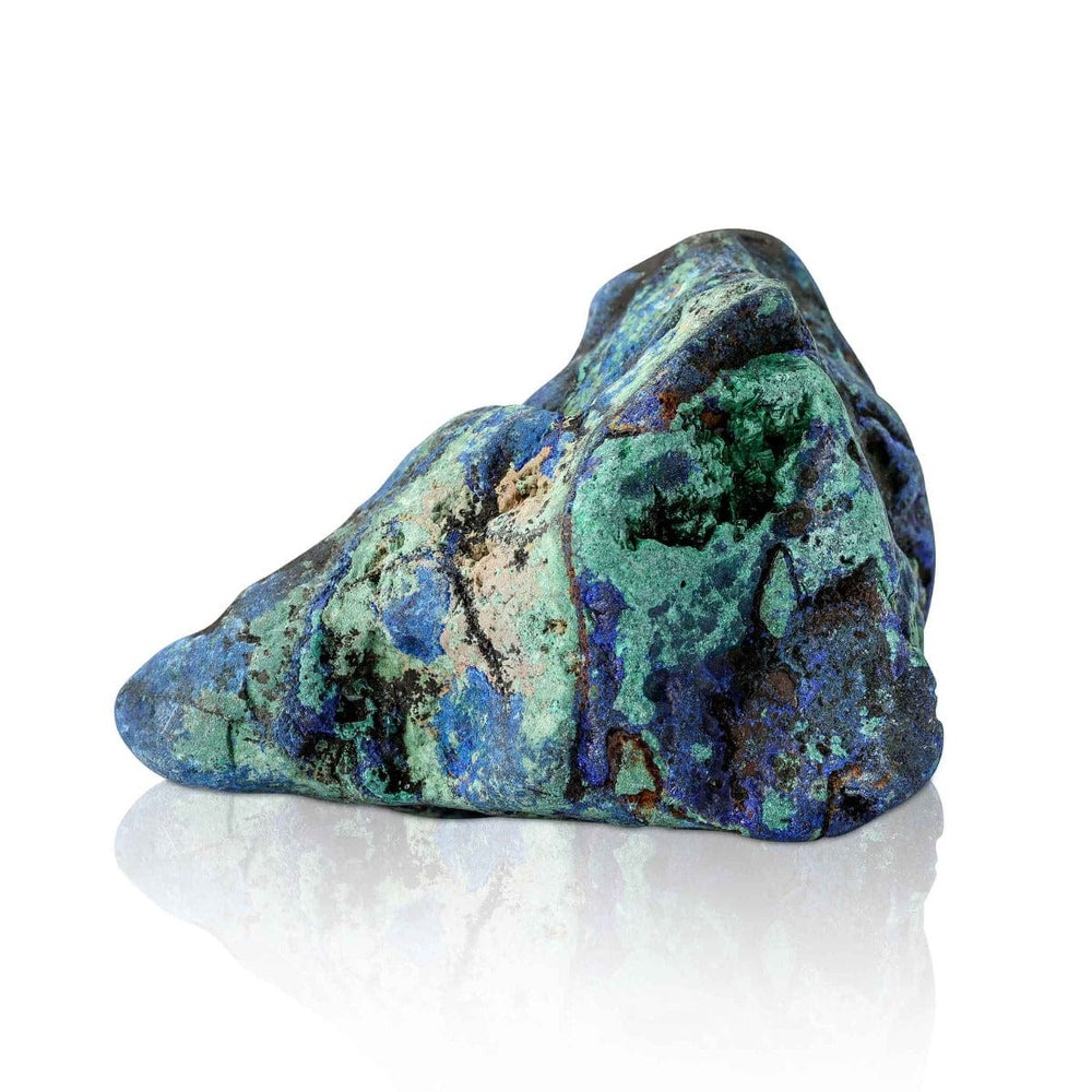 Azurite with malachite Raw Form