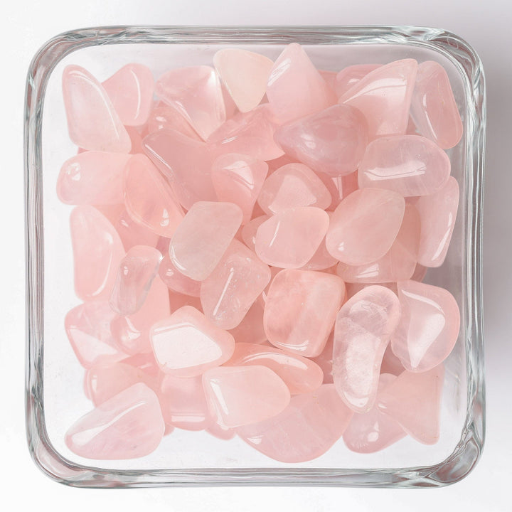 Rose Quartz Tumbled Stone - Polished
