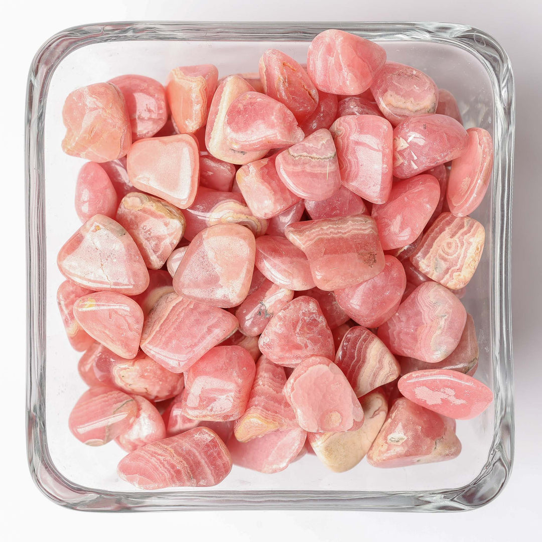 Rhodochrosite Tumbled Stone - Polished