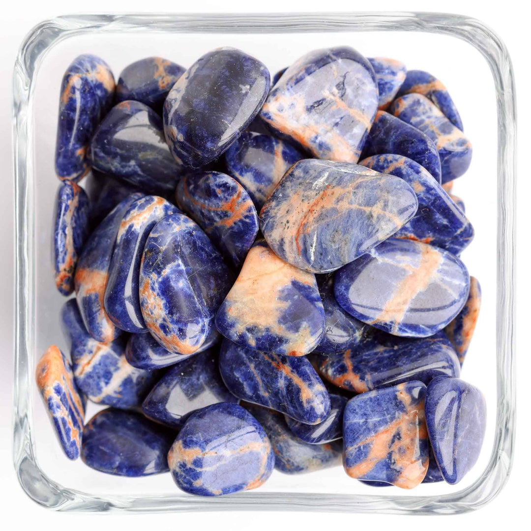 Sodalite Tumbled Stone - Polished