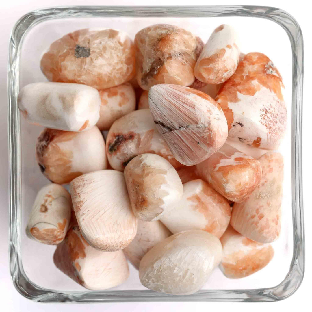Scolecite Tumbled Stone - Polished