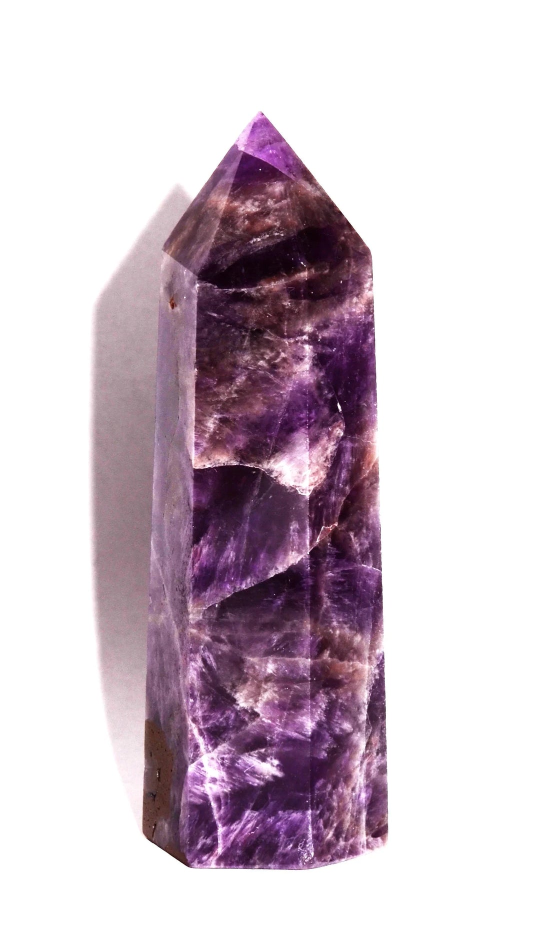 Chevron Amethyst Point - Flat Base