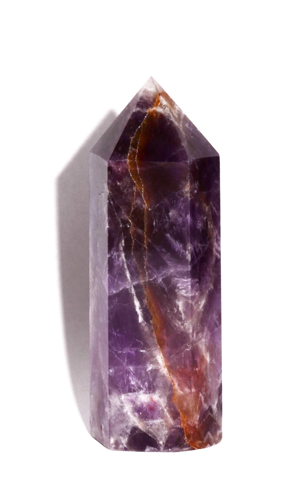 Chevron Amethyst Point - Flat Base
