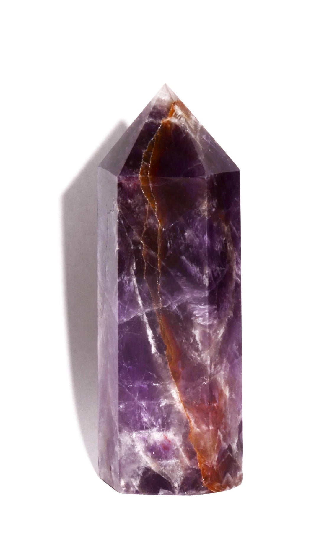 Chevron Amethyst Point - Flat Base