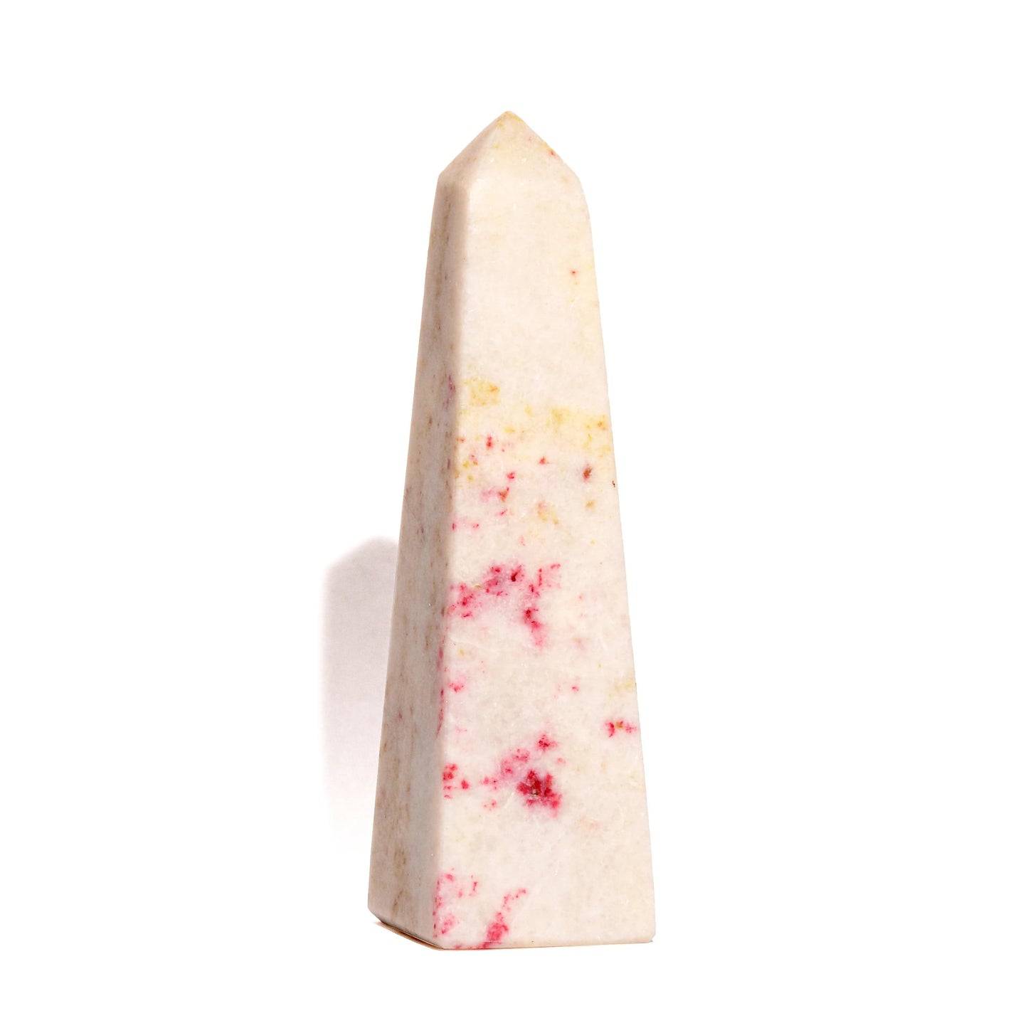 3.8 inch tall Cinnabar Obelisk - Flat Base