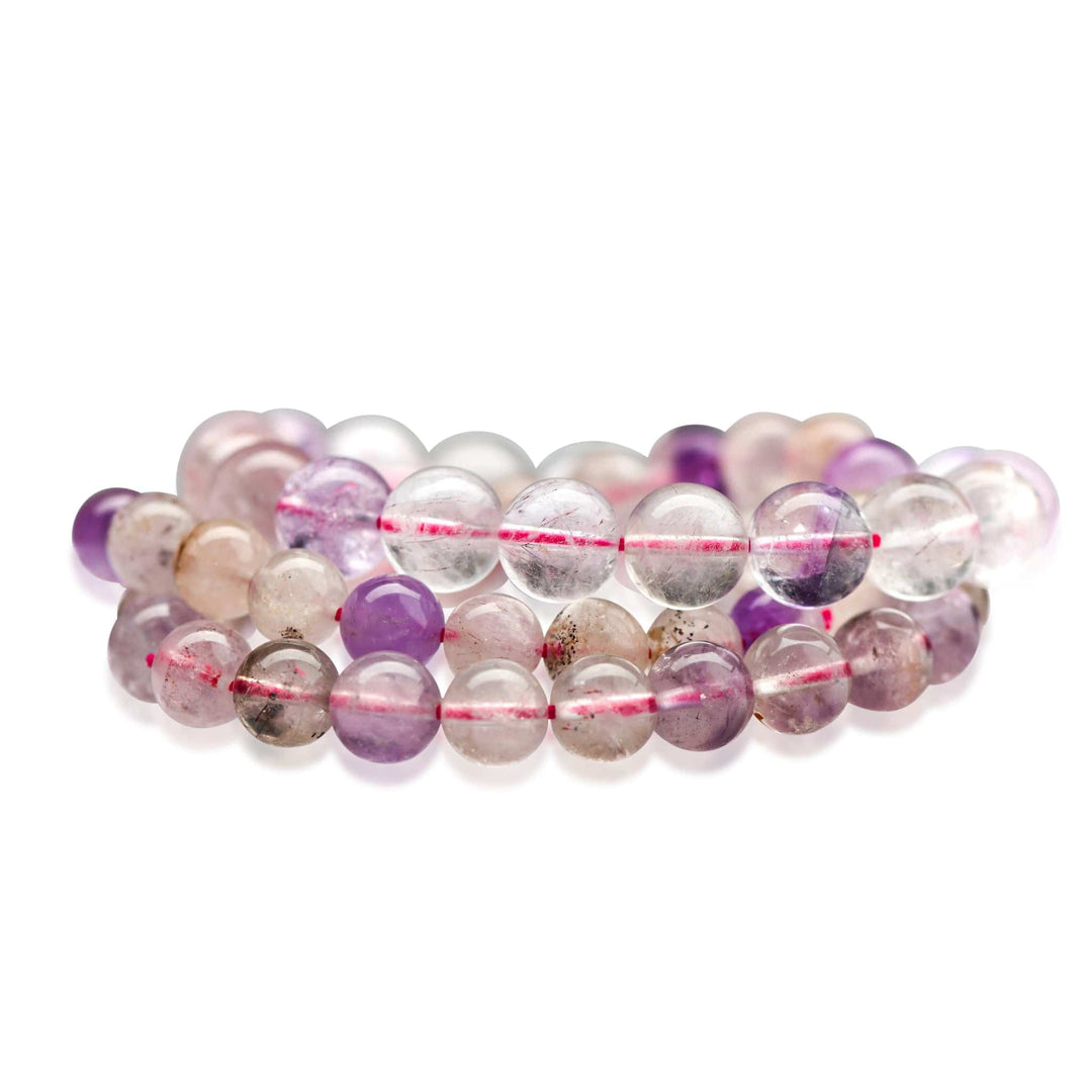 Super 7/Melody Stone Beaded Bracelet - Polished