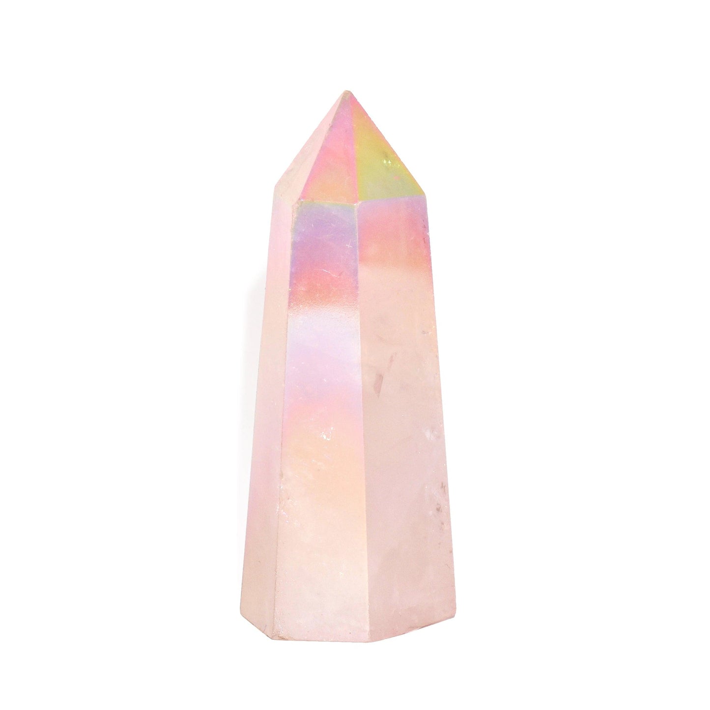 Buy Angel Aura Rose Quartz for the crystal of angelic connection.