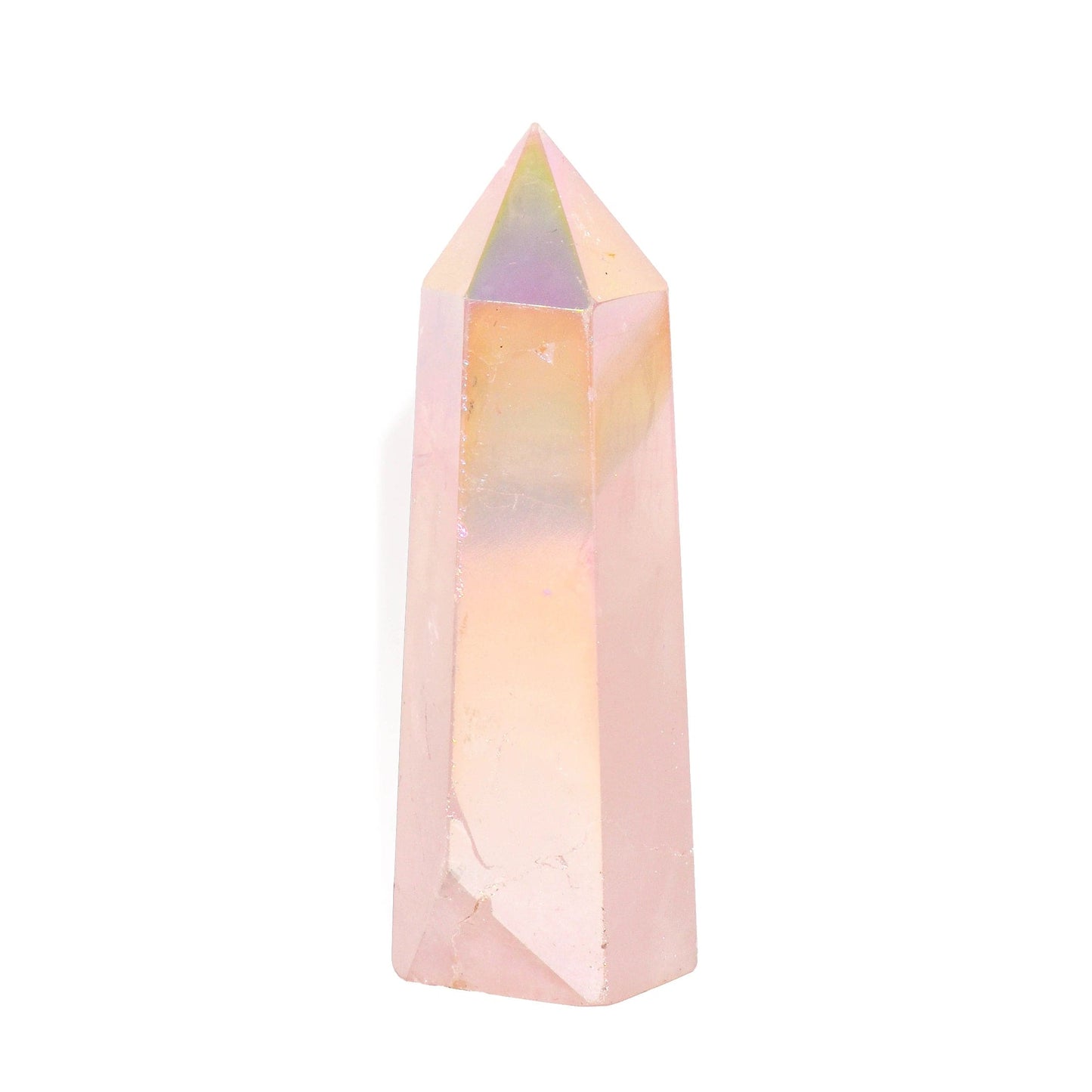 Buy Angel Aura Rose Quartz for the crystal of angelic connection.