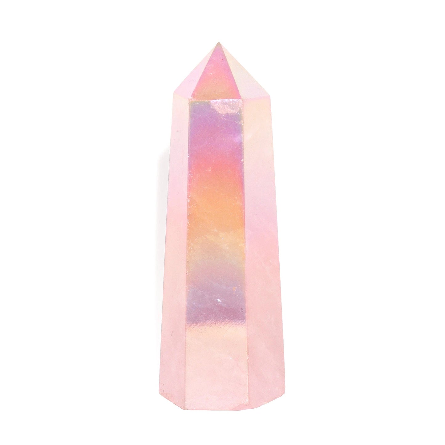 Buy Angel Aura Rose Quartz for the crystal of angelic connection.